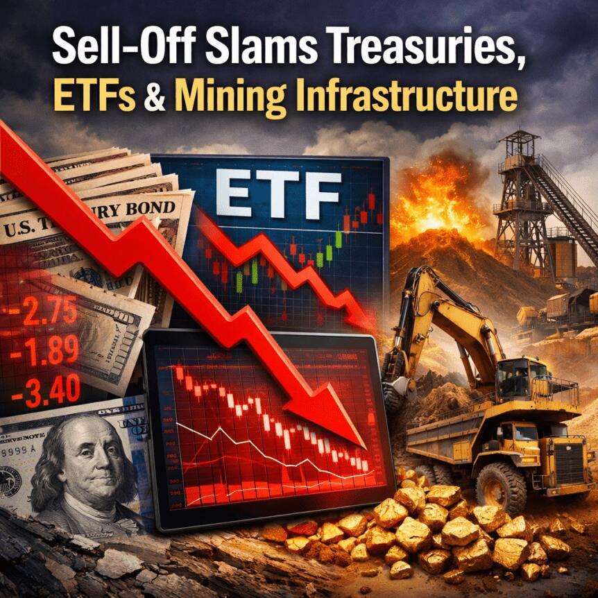 Sell-Off Slams Treasuries, Etfs & Mining Infrastructure