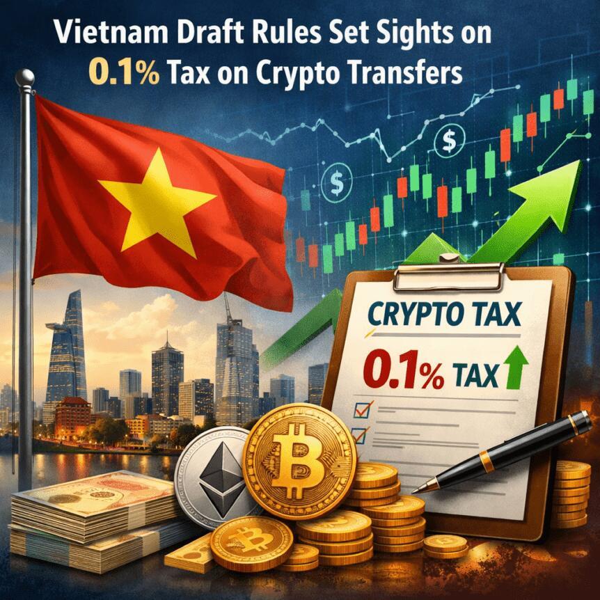 Vietnam Draft Rules Set Sights On 0.1% Tax On Crypto Transfers