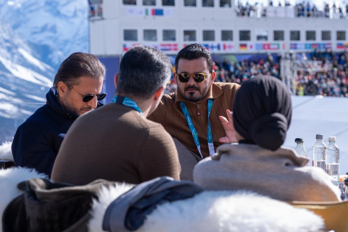 Sheikh Joaan Attends Competitions Of The Milancortina 2026 Winter Olympic Games