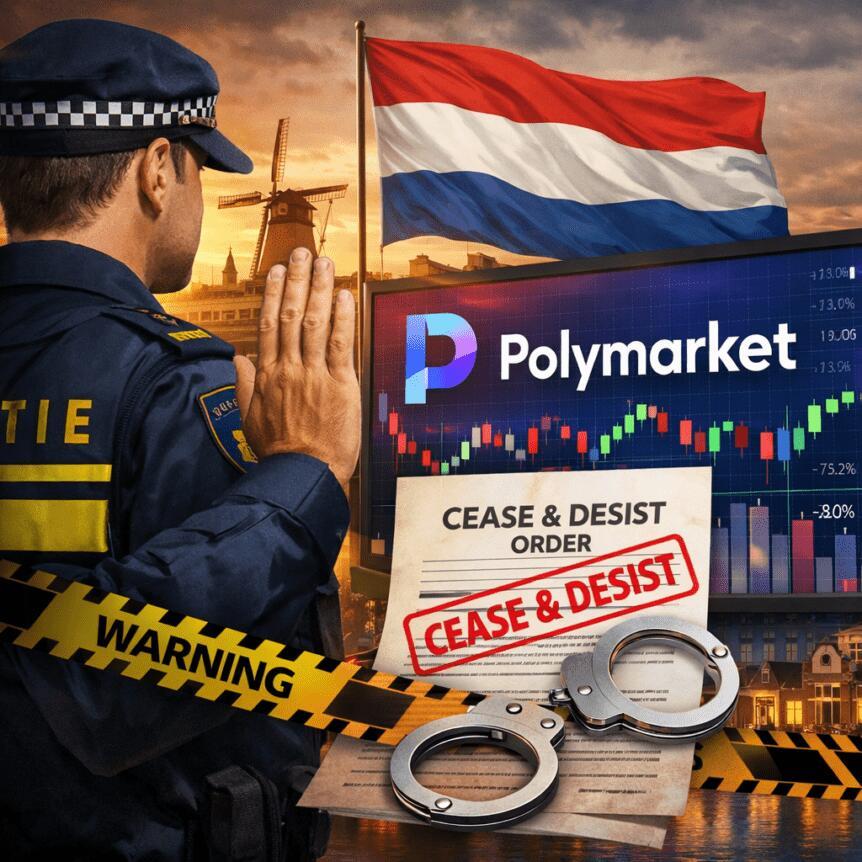 Dutch Authorities Call On Polymarket's Dutch Arm To Cease Activities