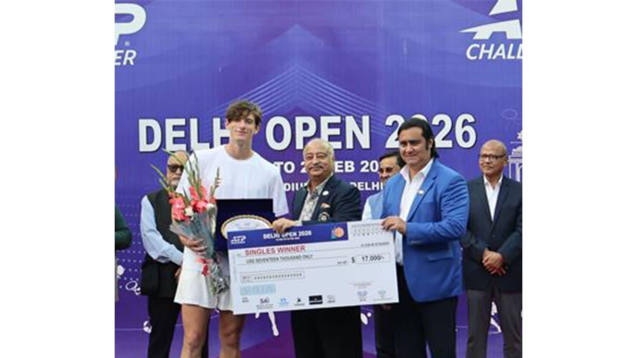 Stefanos Sakellaridis Wins Thrilling Delhi Open 2026 Final In 3 Sets