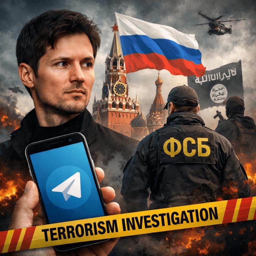 Telegram CEO Facing Russia Probe Over Terrorism-Facilitation Claims
