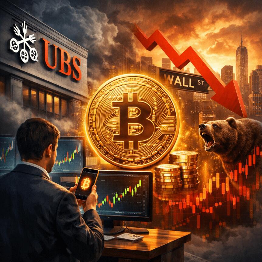 Traders Turn To Bitcoin If UBS Bearish US Stocks View Proves True