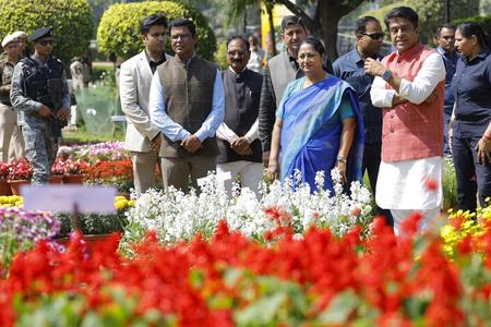 Delhi CM Rekha Gupta Inaugurates NDMC's 4-Day Flower Festival 2026