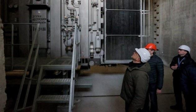 Moe Shmyhal Inspects Construction Of Protective Structures At Energy Facility