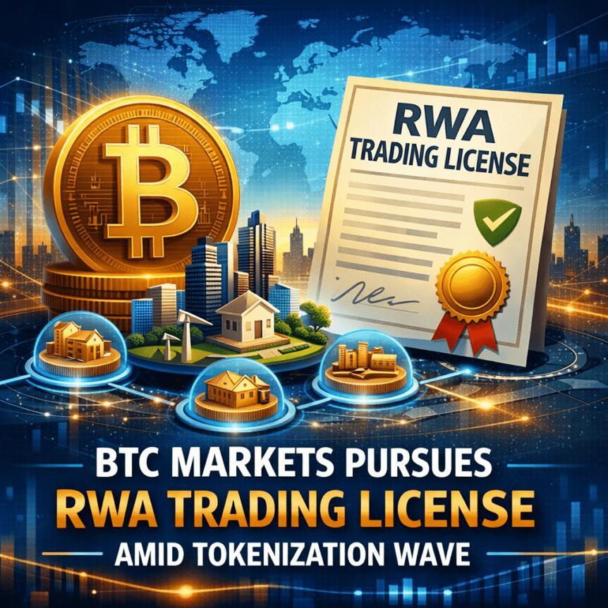 BTC Markets Targets RWA Trading License Amid Tokenization Wave BTC Markets Aims For RWA Trading License As Tokenization Booms BTC Markets Eyes RWA Trading License As Tokenization Surges BTC Markets Pursues RWA Trading License Amid Tokenization Wave