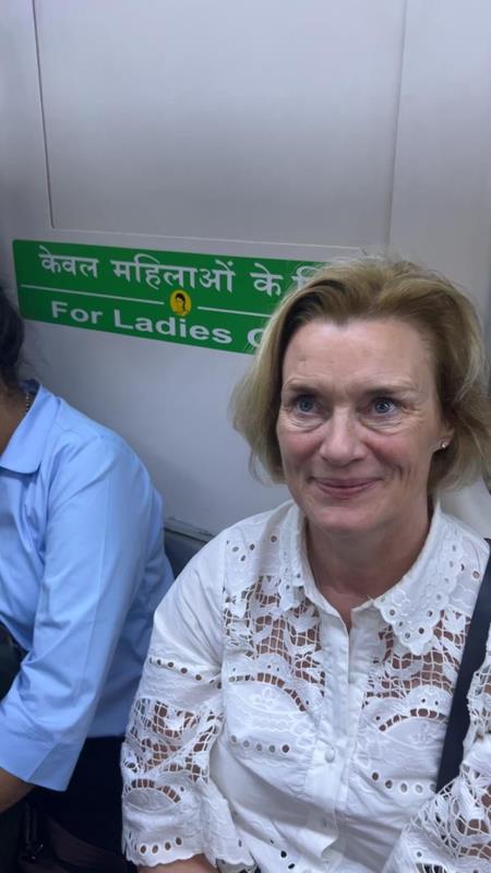 Norwegian Envoy Takes Ride In Delhi Metro, Calls It 'Fast, Clean And Super-Efficient'