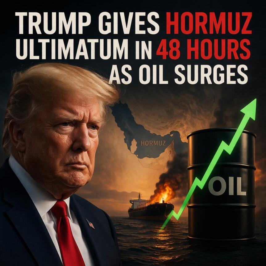 Trump 48 Saat İçinde Hormuz'a Ültimatom Verdi, Petrol Fiyatları Yükseliyor