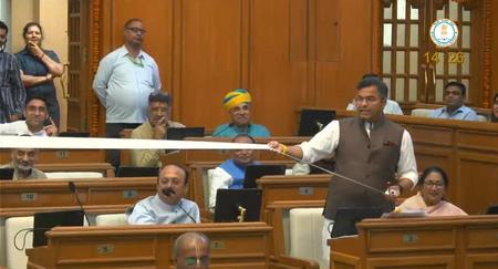 Delhi Minister Targets Kejriwal Over 'Sheesh Mahal', Displays 'List Of Luxuries' Bought For Mansion