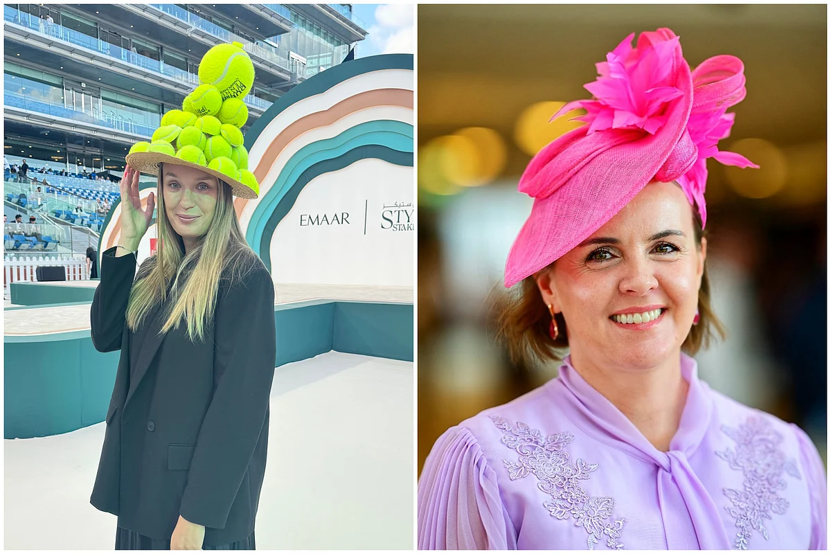 Feathers, Capes, Tennis Balls Take Centre Stage At Dubai World Cup Style Stake