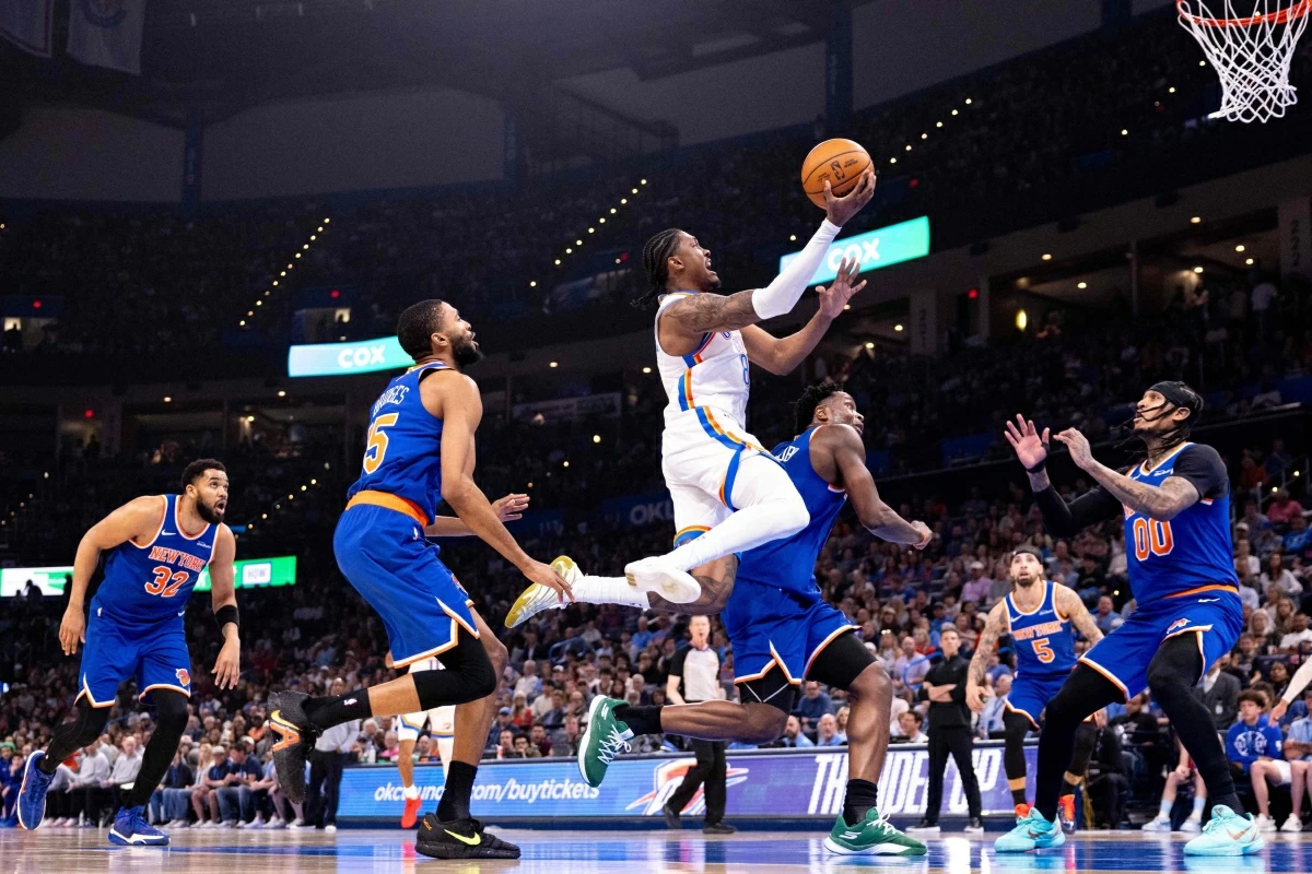NBA-Best Thunder Beat Knicks As Boston Seal Play-Off Spot