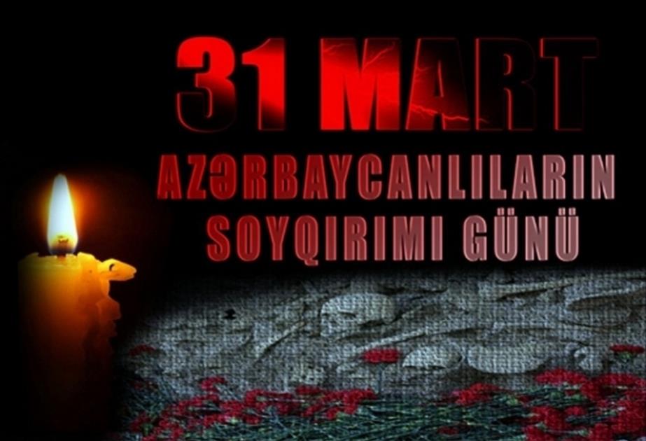 March 31 - Day Of Genocide Of Azerbaijanis