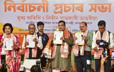 Back BJP To 'Save Assam', Ensure Development: Nitin Gadkari​