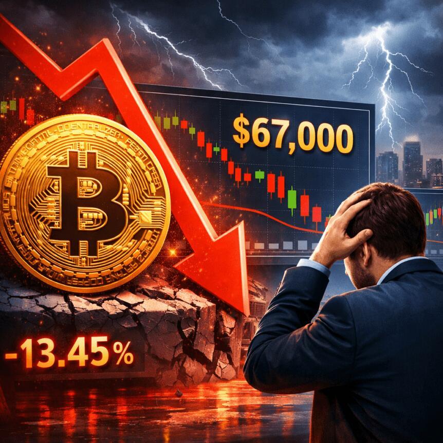 Trader Says New BTC Lows Are Imminent As Price Sits Near $67K