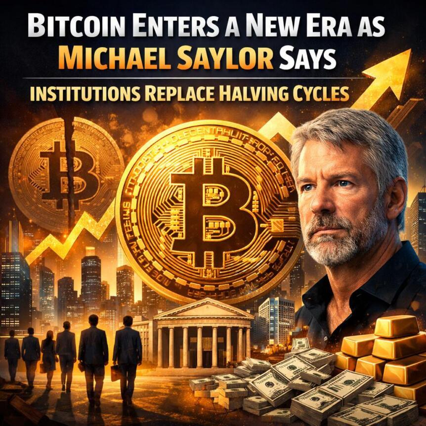 Bitcoin Enters A New Era As Michael Saylor Says Institutions Replace Halving Cycles