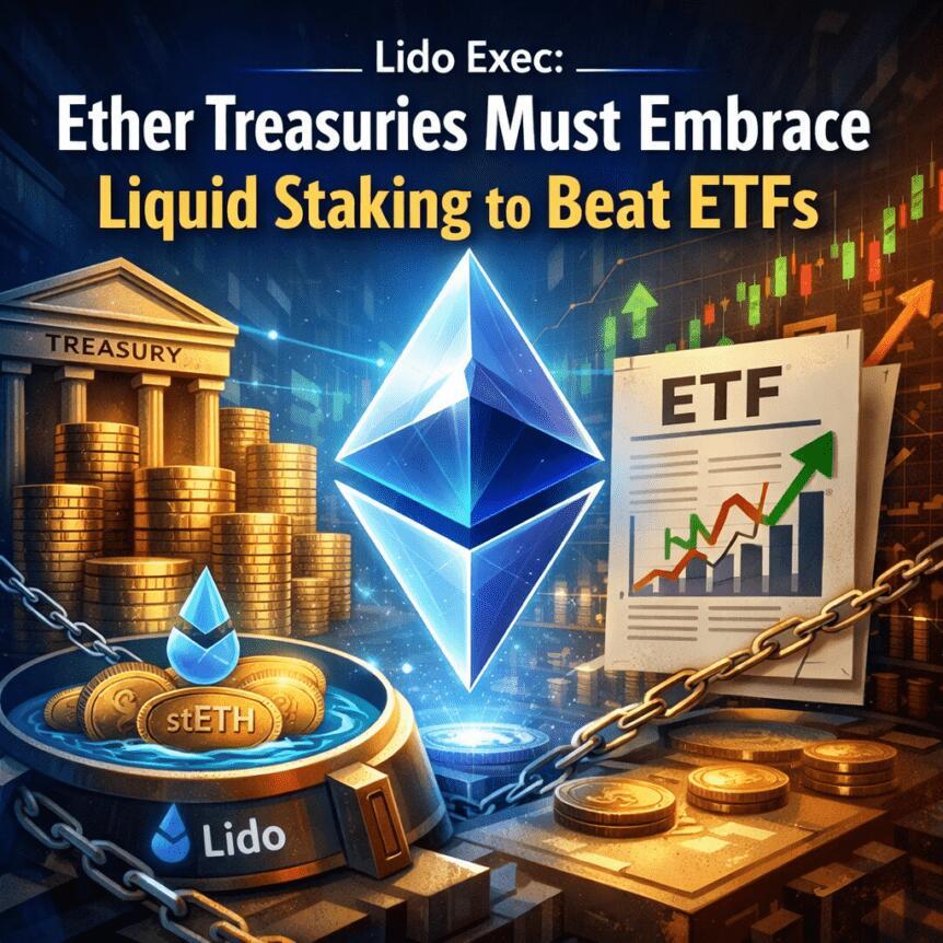 Lido Exec: Ether Treasuries Must Embrace Liquid Staking To Beat Etfs