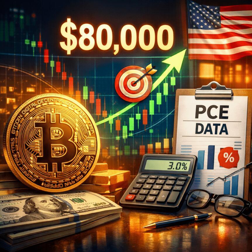Bitcoin Holds Near $80K As US PCE Data Keeps Price Target Intact