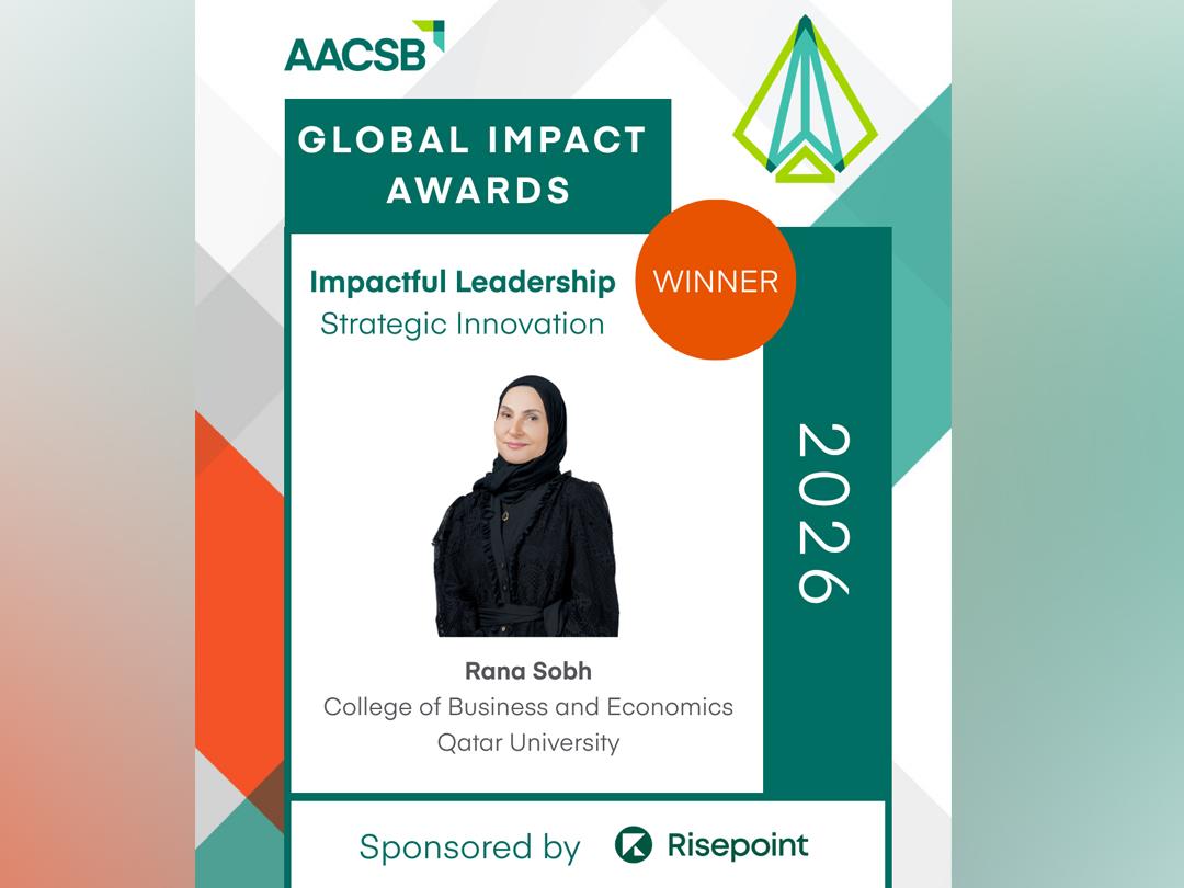 QU's College Of Business And Economics Receives AACSB Global Impact Award For Leadership