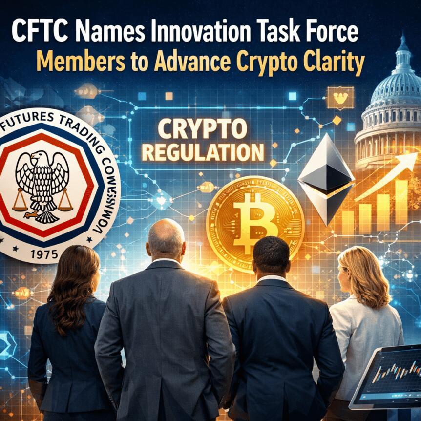CFTC Names Innovation Task Force Members To Advance Crypto Clarity