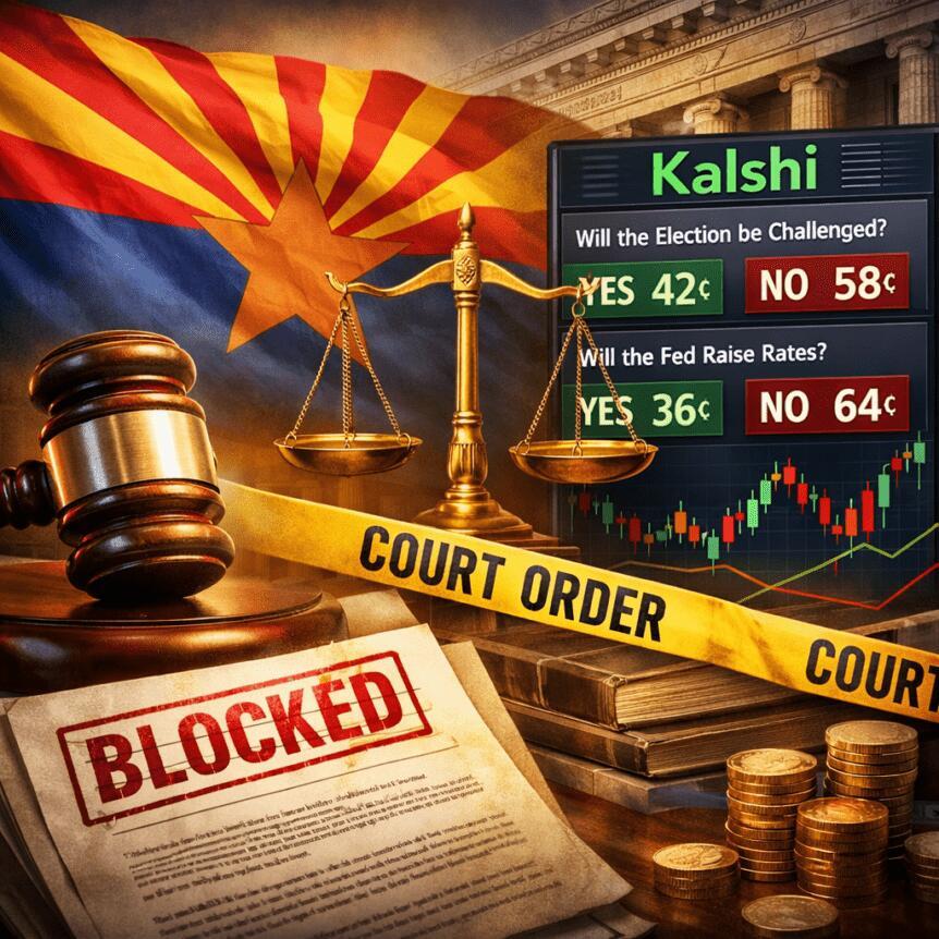 Court Blocks Arizona's Bid To Regulate Kalshi's Event Contracts