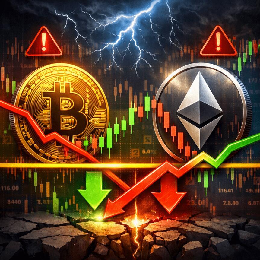 Bitcoin And Ether Near Key Levels Signaling Possible Trend Reversal