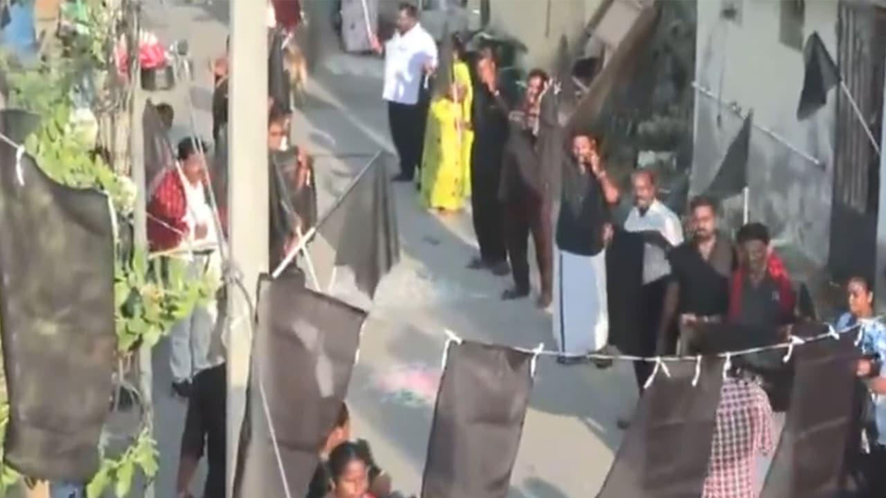 DMK Protests Delimitation Bill Stalin Burns Copy In Tamil Nadu