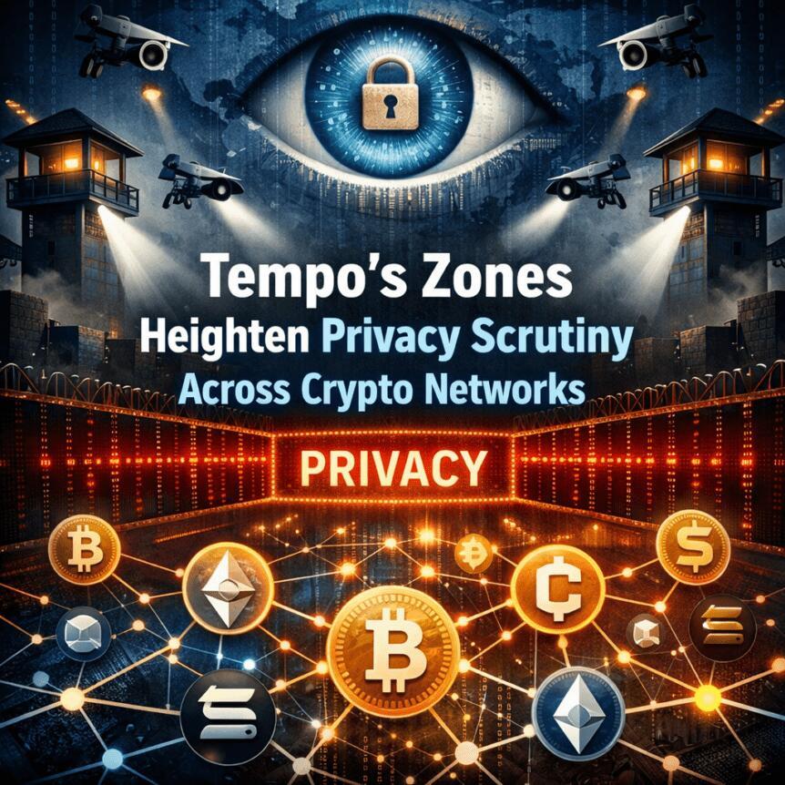 Tempo's Zones Heighten Privacy Scrutiny Across Crypto Networks
