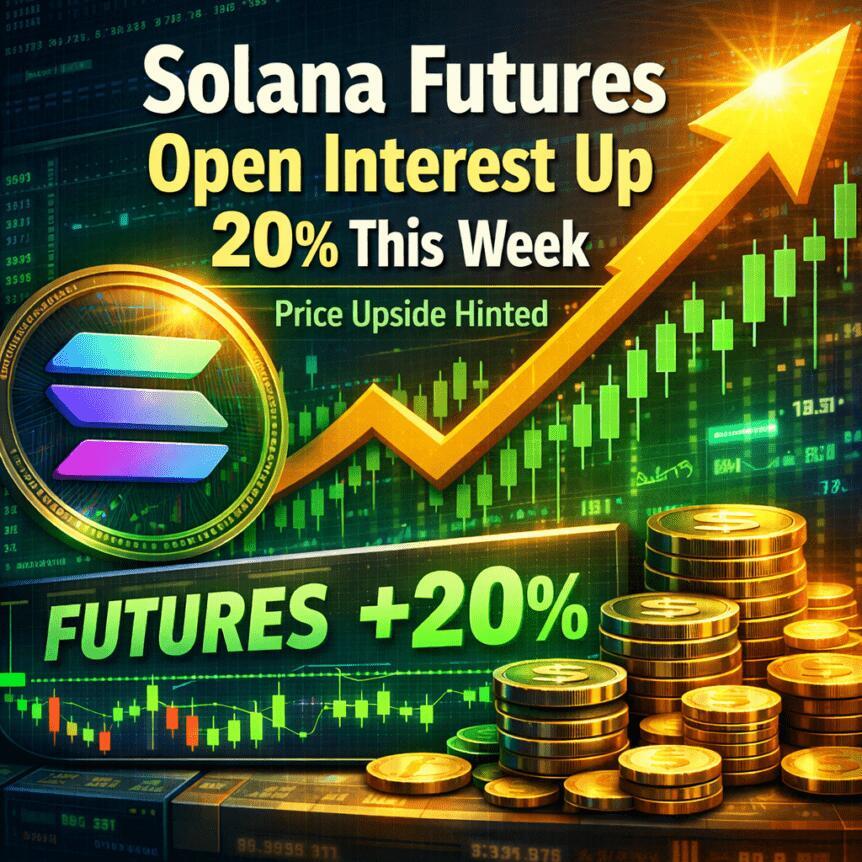 Solana Futures Open Interest Up 20% This Week Price Upside Hinted