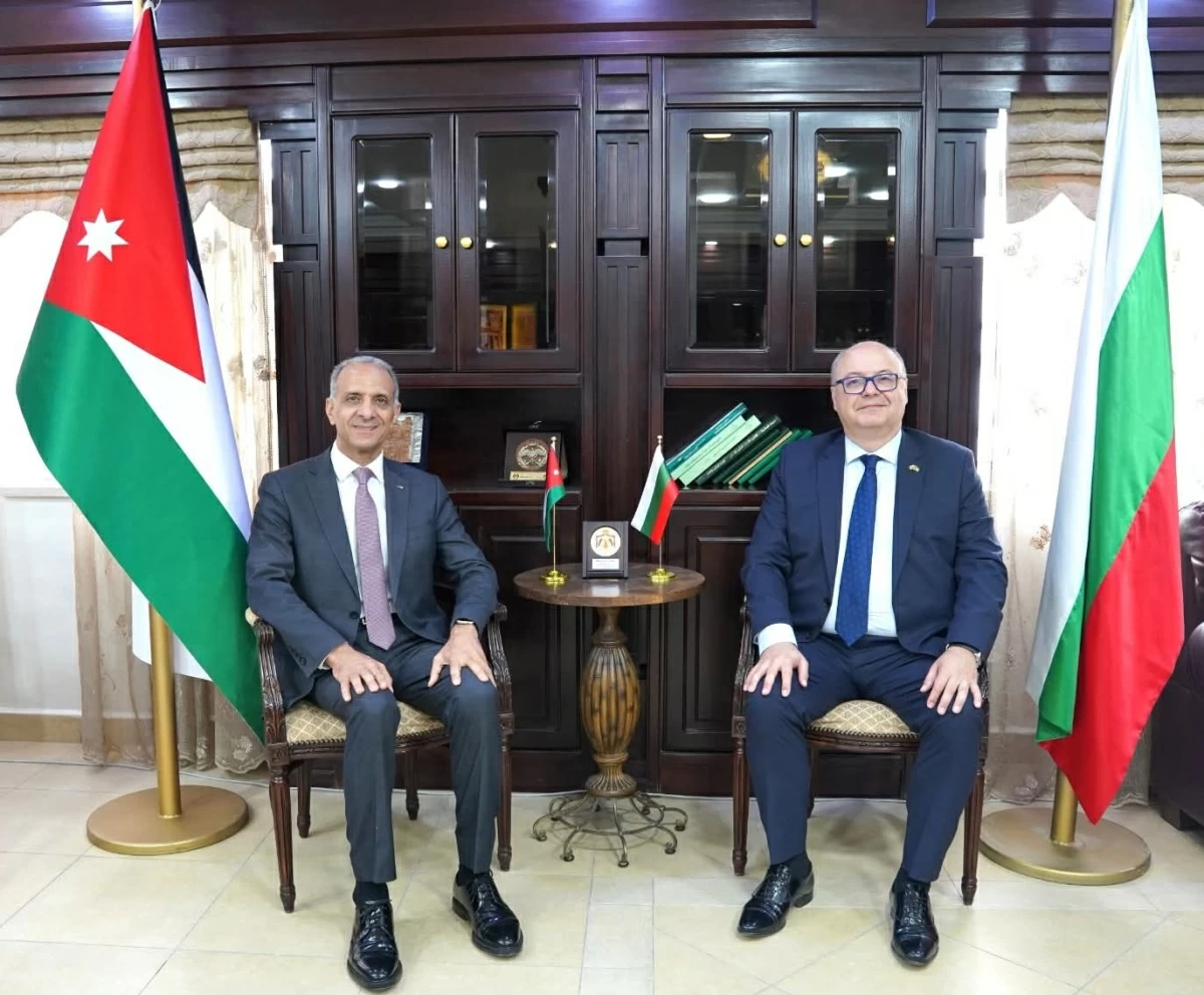 President Of Audit Bureau Meets With Ambassador Of Bulgaria To Jordan Metin Kazak