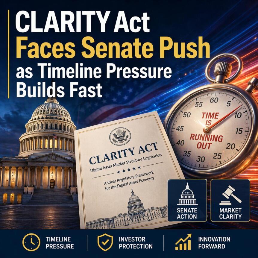 CLARITY Act, Senate'de Hızlı Zamanda İlerleme Kaydediyor