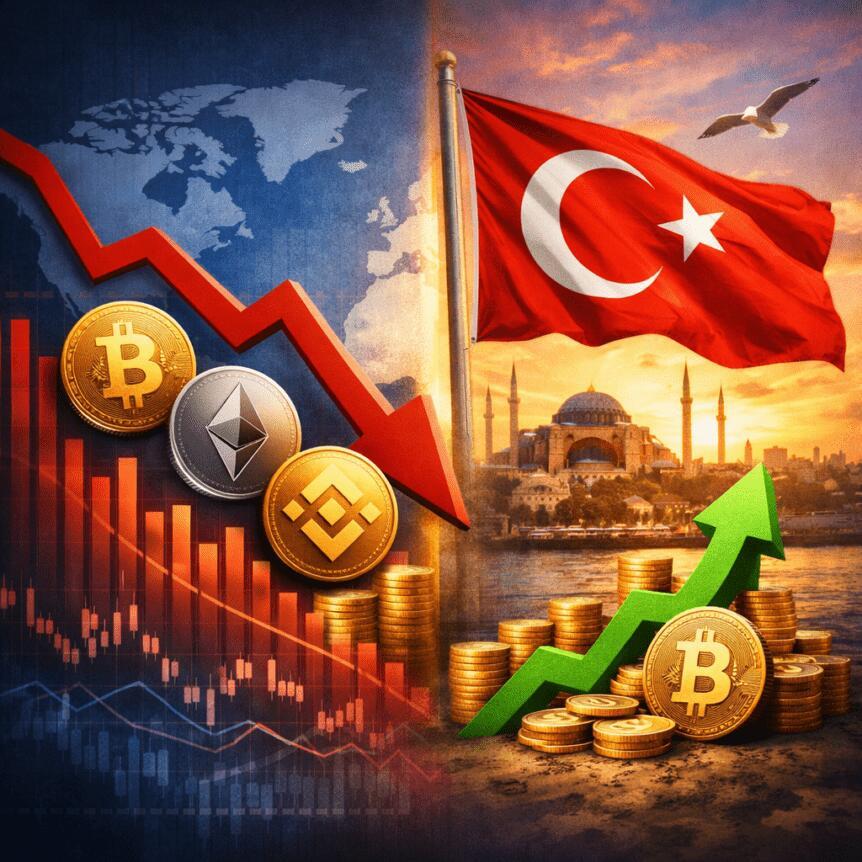 Global Crypto Adoption Slides On Headwinds    Turkey Bucks Downtrend