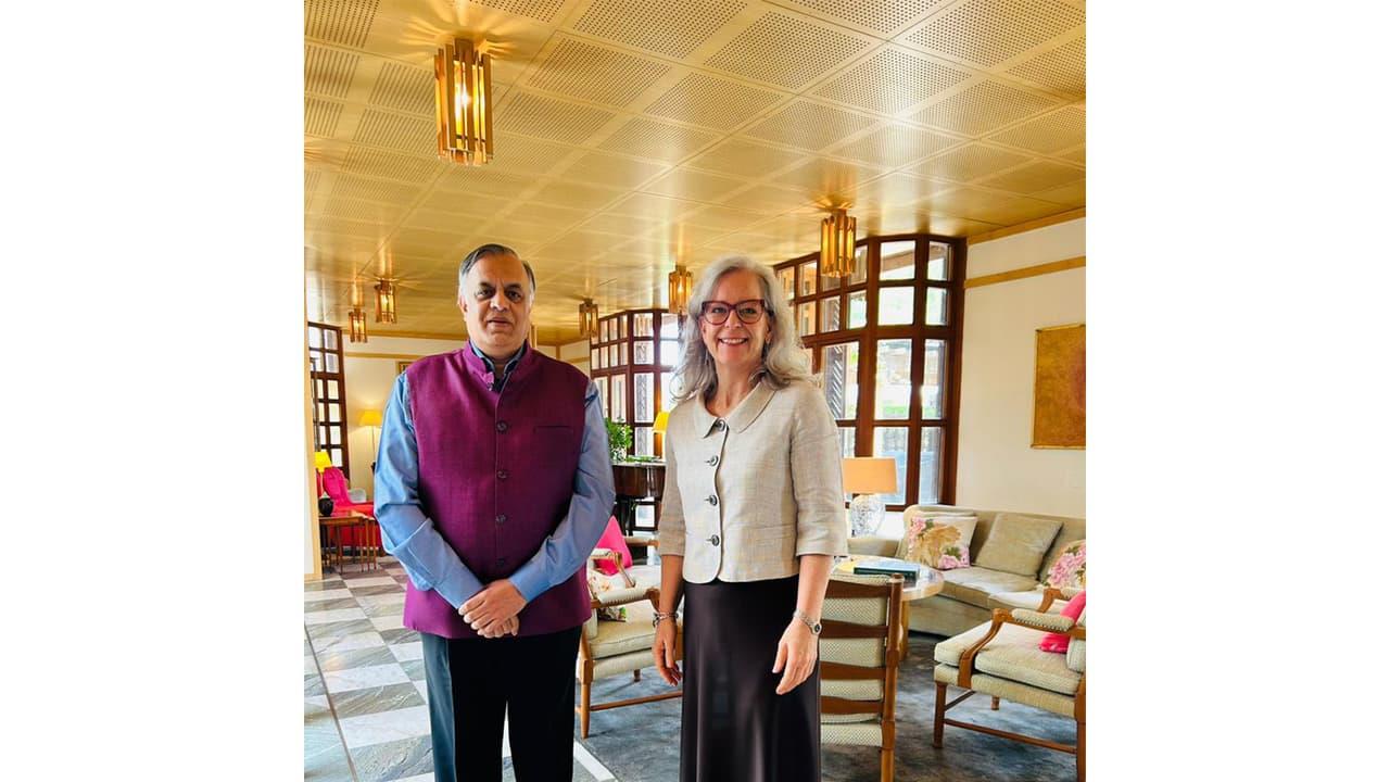 Indian Envoy To Saudi Congratulates Next Swedish Ambassador To India