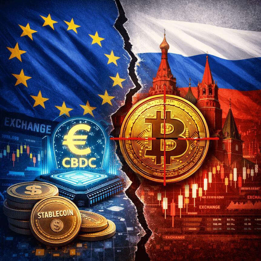 EU Targets Russian Crypto Exchanges, CBDC, And Stablecoins