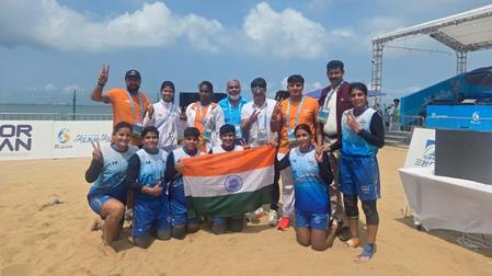 Asian Beach Games: Indian Women's Team Wins Gold, Men Settle For Silver (Ld)