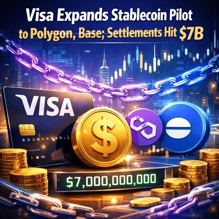 Visa Expands Stablecoin Pilot To Polygon, Base Settlements Hit $7B? — BIGNEWS — ERYU PROJECT