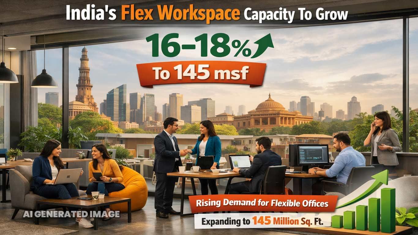 India's Flex Workspace Capacity To Grow 1618% To 145 Msf: Crisil Ratings