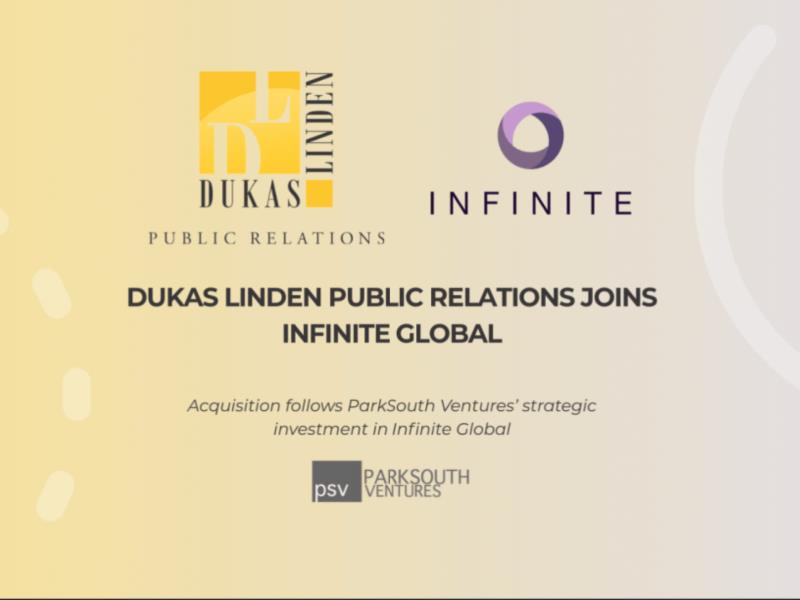 Infinite Acquires Financial PR Firm Dukas Linden