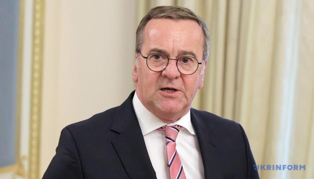 Germany's Defense Minister Arrives In Kyiv