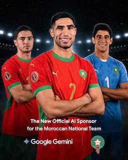 Google Gemini Becomes Technology Sponsor Of  Iraq & Morocco National Football Teams