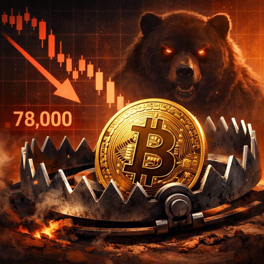 BTC İki Hafta Düşük Seviyelerini $78K Altında Test Ediyor