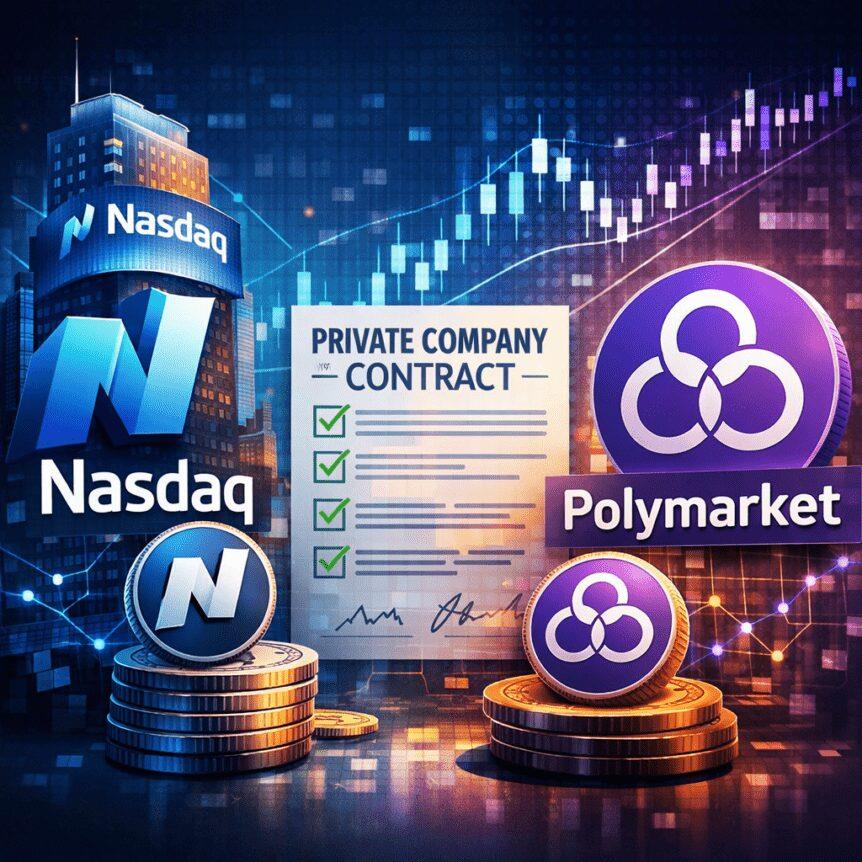 Nasdaq Partners With Polymarket To List Private-Company Contracts