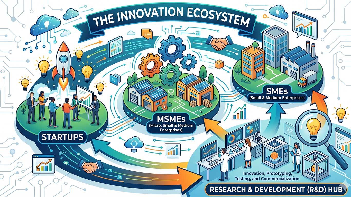 Increase R&D Investment To 2% Of GDP    Msmes, Startups Key To India's Innovation Push: Niti Aayog Report