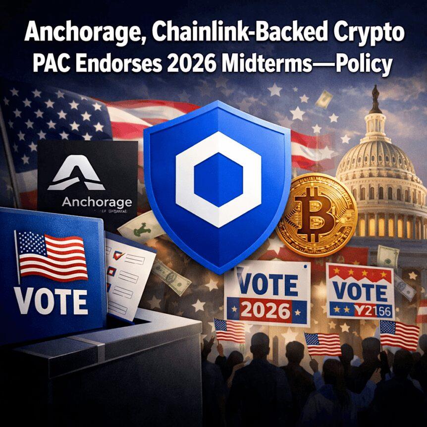 Anchorage, Chainlink-Backed Crypto PAC Endorses 2026 Midterms-Policy