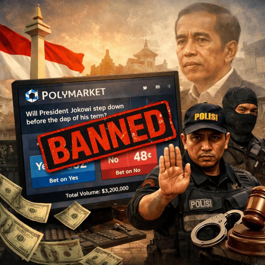 Indonesia Clamps Down On Polymarket Over President's Exit Bets
