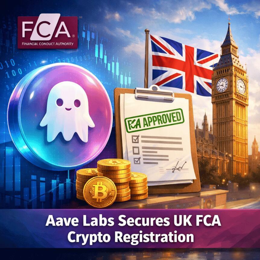 Aave Labs Secures UK FCA Crypto Registration