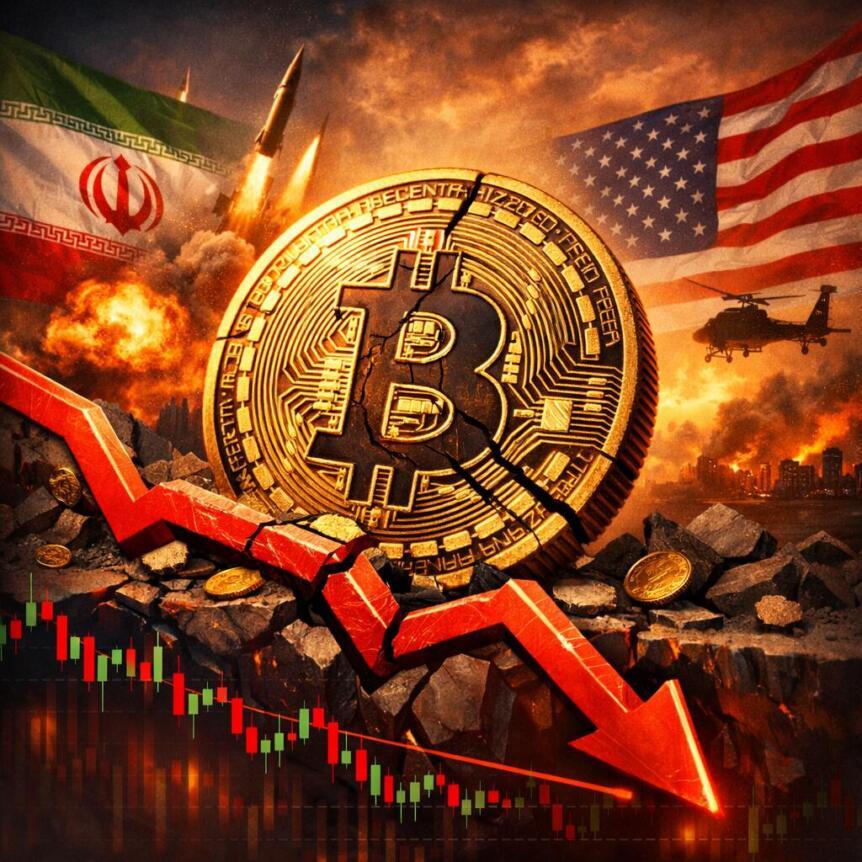 Bitcoin Falls Under Key Support As Iran-U.S. Escalation Shakes Markets