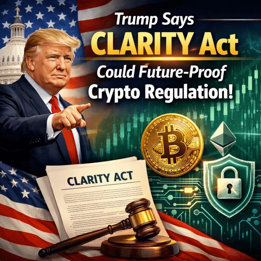 Trump Says CLARITY Act Could Future-Proof Crypto Regulation