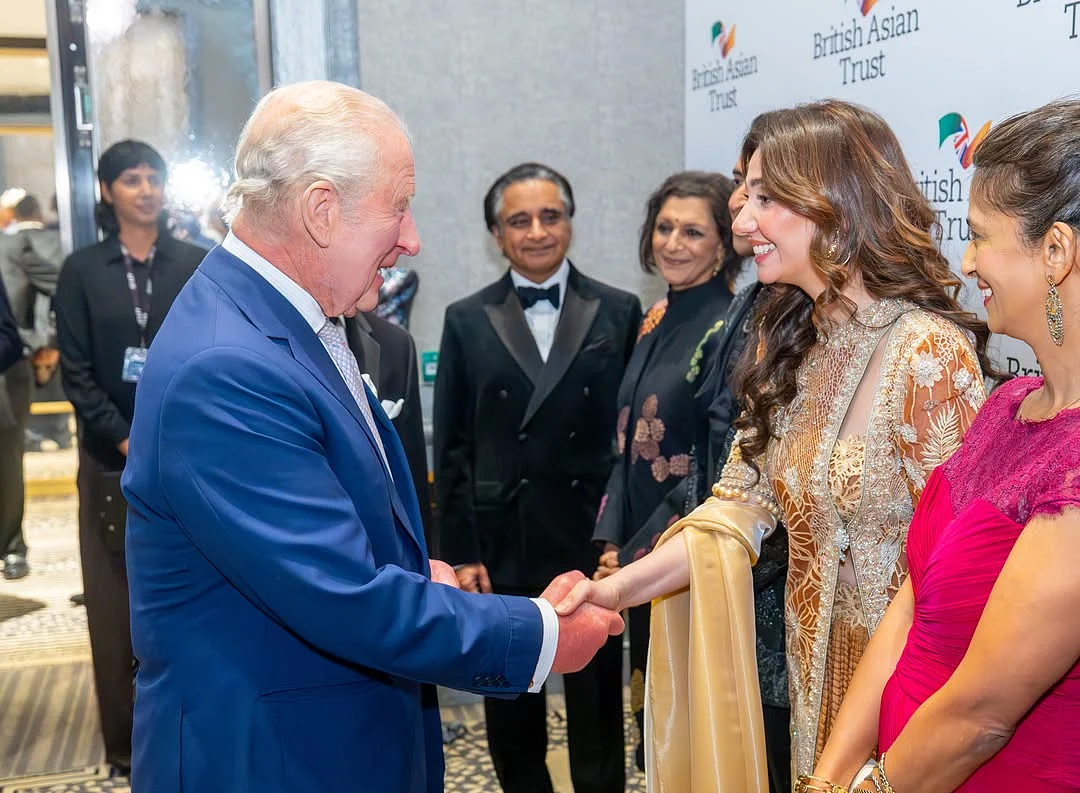 Pakistani Actor Mahira Khan Meets King Charles III At London Charity Reception