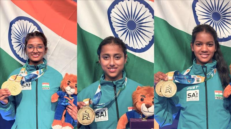 5 Gold Medals Won By Galgotias University Students At The Inaugural World Yogasana Championship 2026