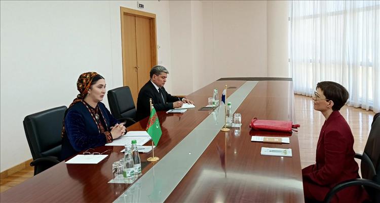 Turkmenistan, Finland Discuss Expansion Of Political And Economic Co-Op